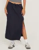 Kasao Midi Cargo Skirt in Navy sold by Motel Rocks
