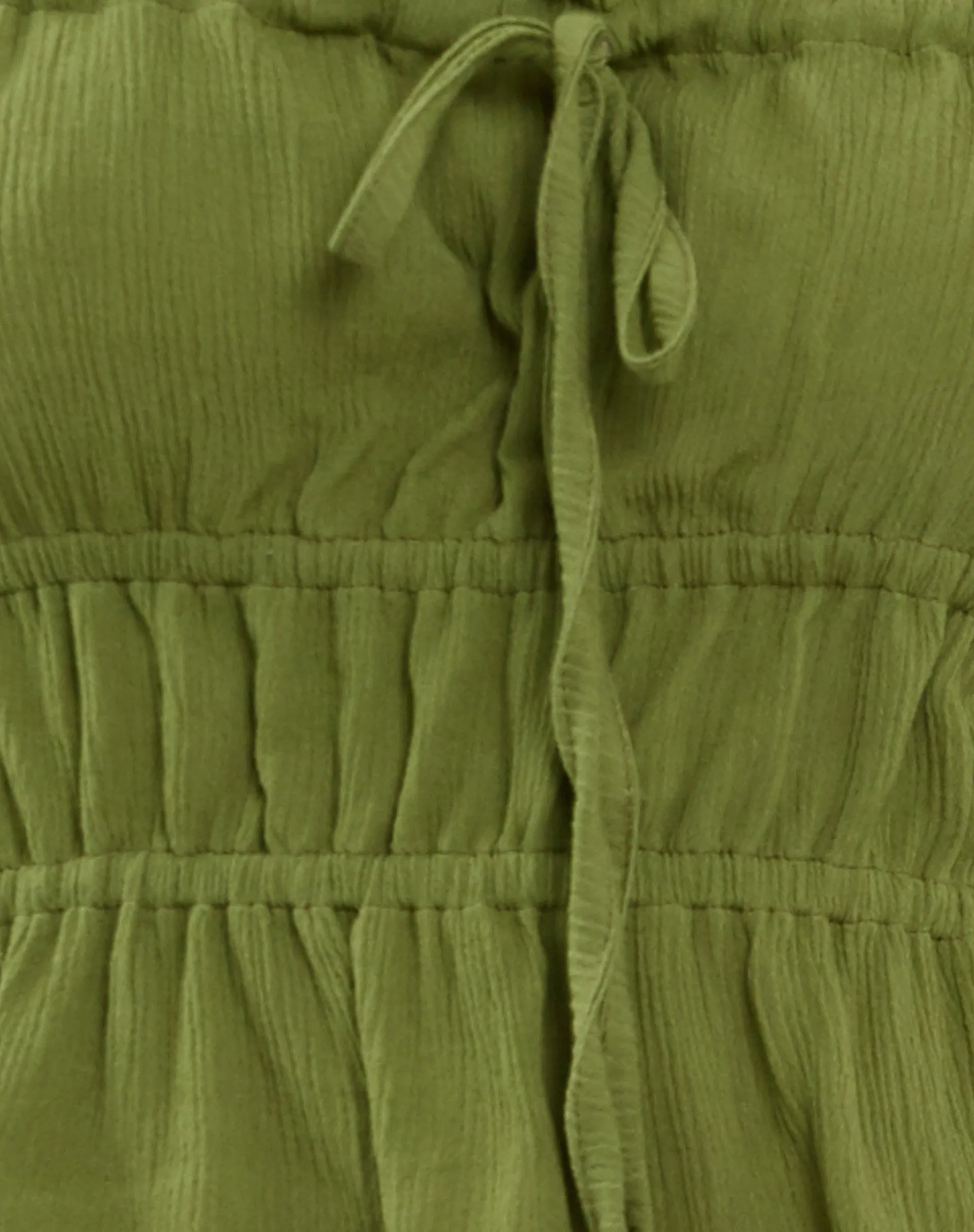 Cove Bandeau Top in Crinkle Green Sweet Pea sold by Motel Rocks product image thumbnail 2