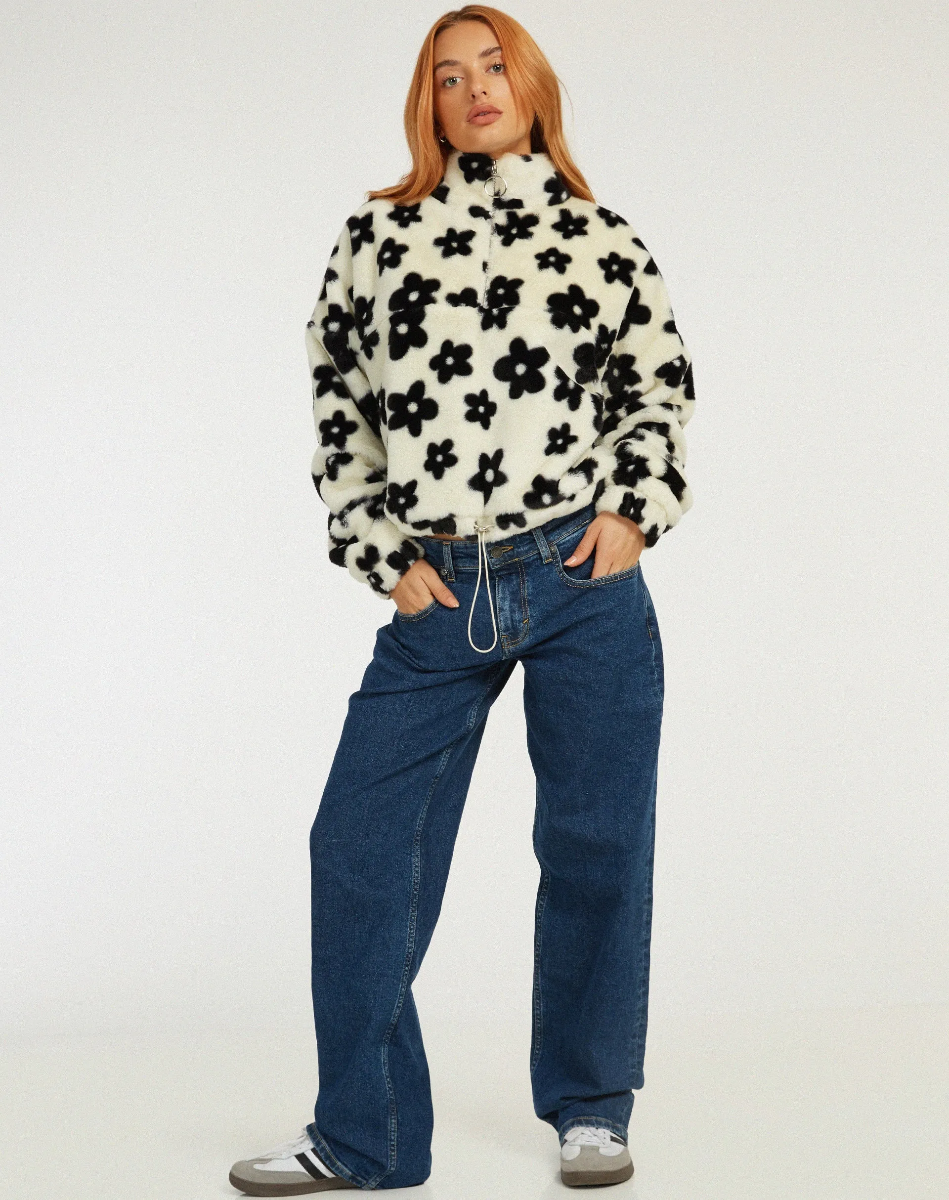 Nero Jacket in Daisy White and Black sold by Motel Rocks product image thumbnail 3