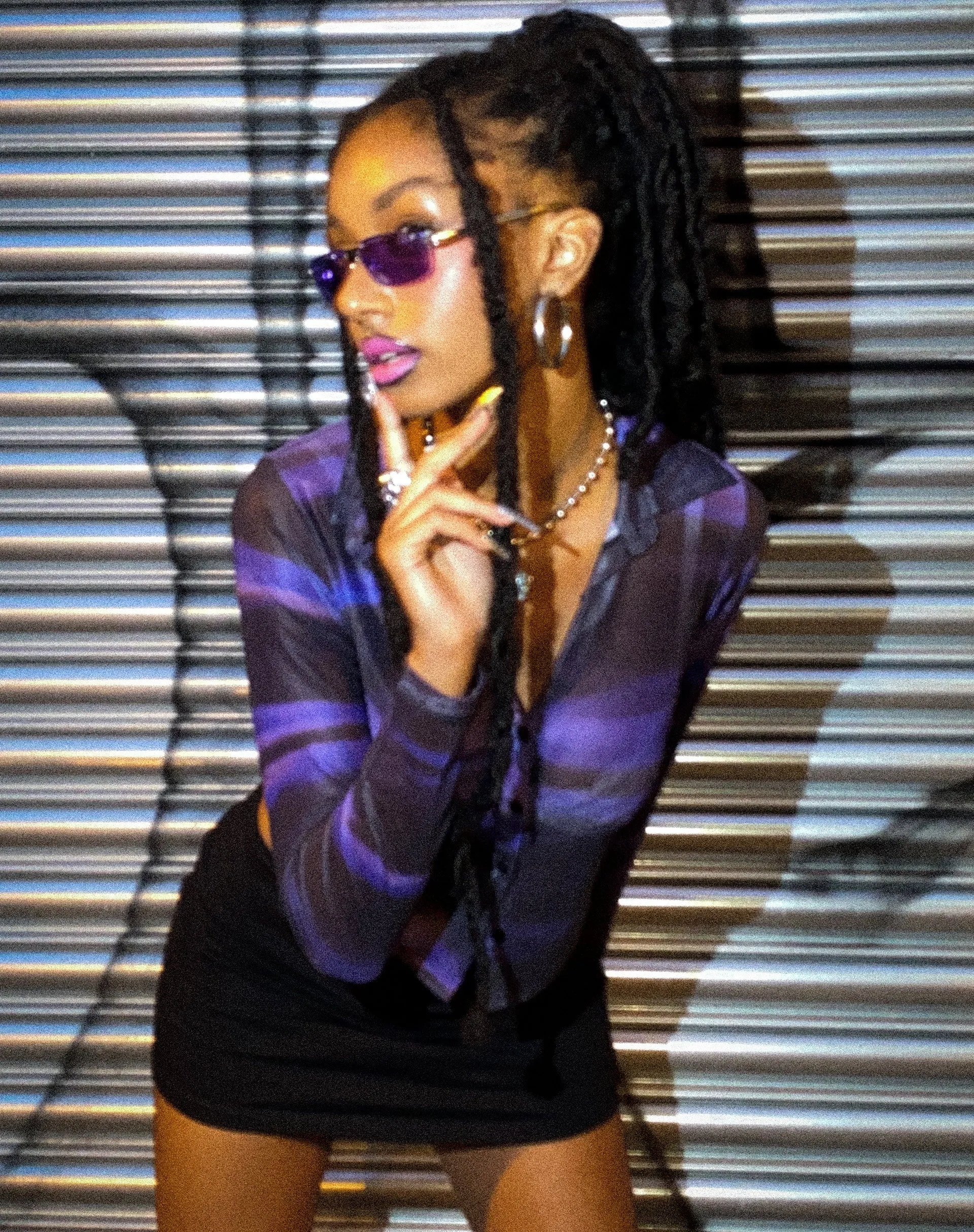 Kelly Shirt in Cosmic Melt sold by Motel Rocks