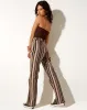 Karen Bandeau Top in Knit Chocolate sold by Motel Rocks