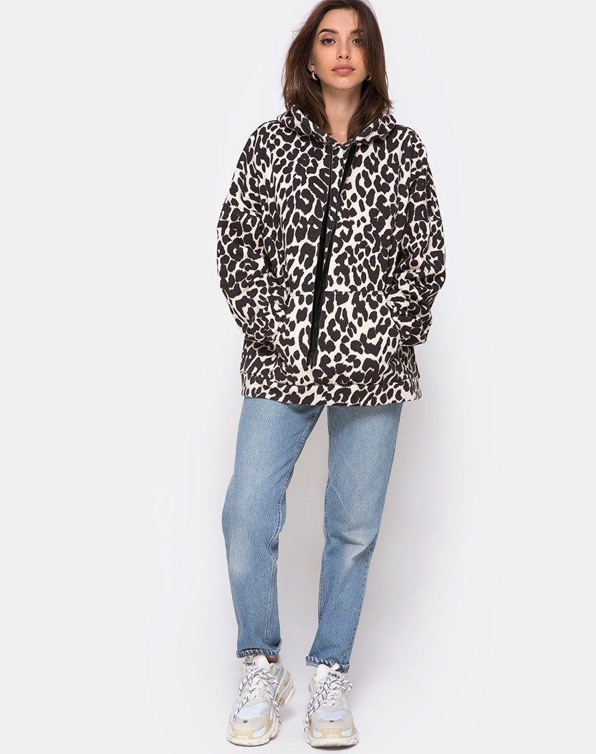 Oversize Hoody in Oversize Jaguar sold by Motel Rocks product image thumbnail 3
