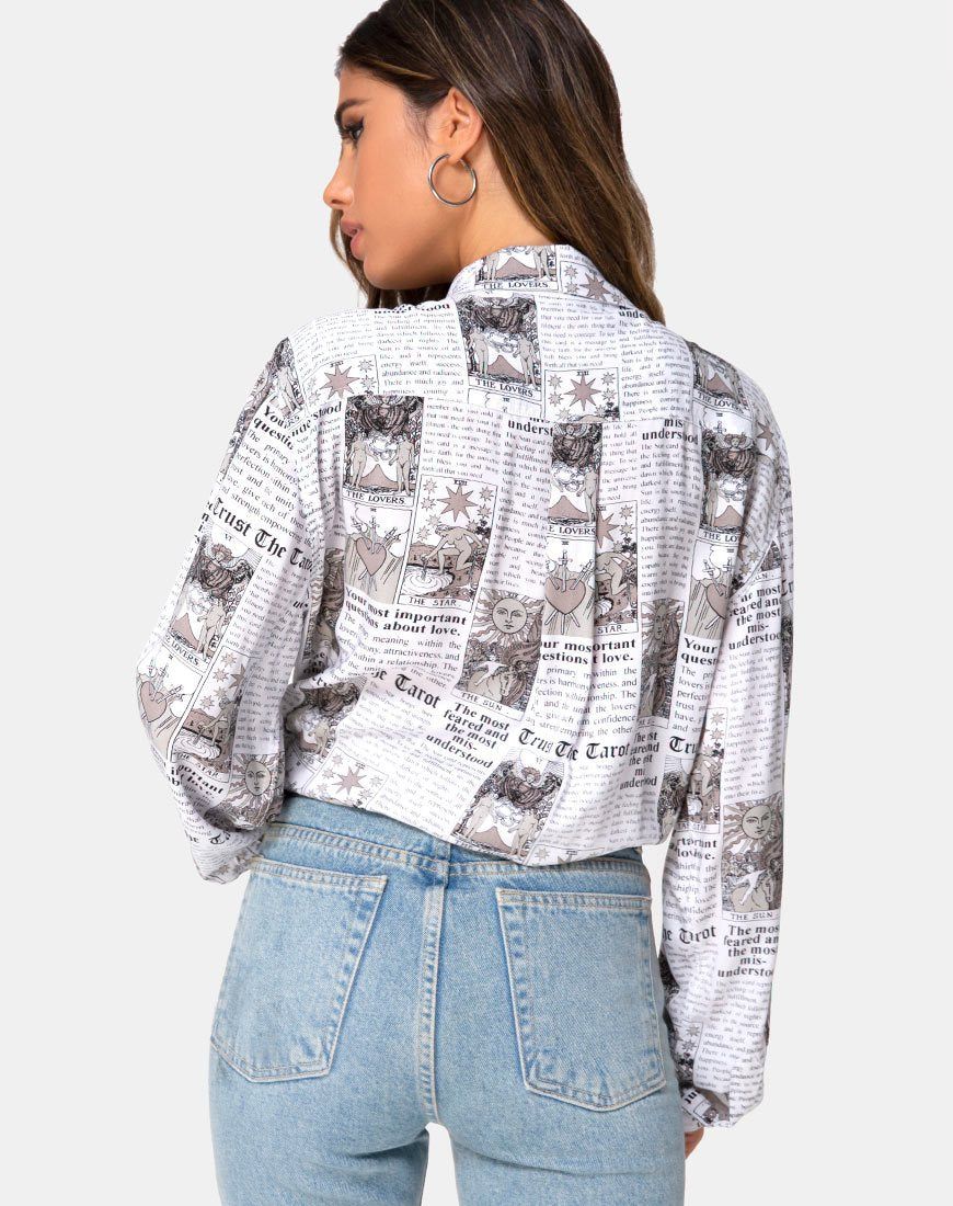 Oxford Shirt in Tarot sold by Motel Rocks product image thumbnail 2