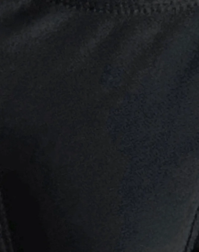 Lentra Bikini Bottom in Black with Heart Bead sold by Motel Rocks product image thumbnail 5