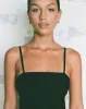 MOTEL X OLIVIA NEILL Merita Crop Top in Tailoring Black sold by Motel Rocks