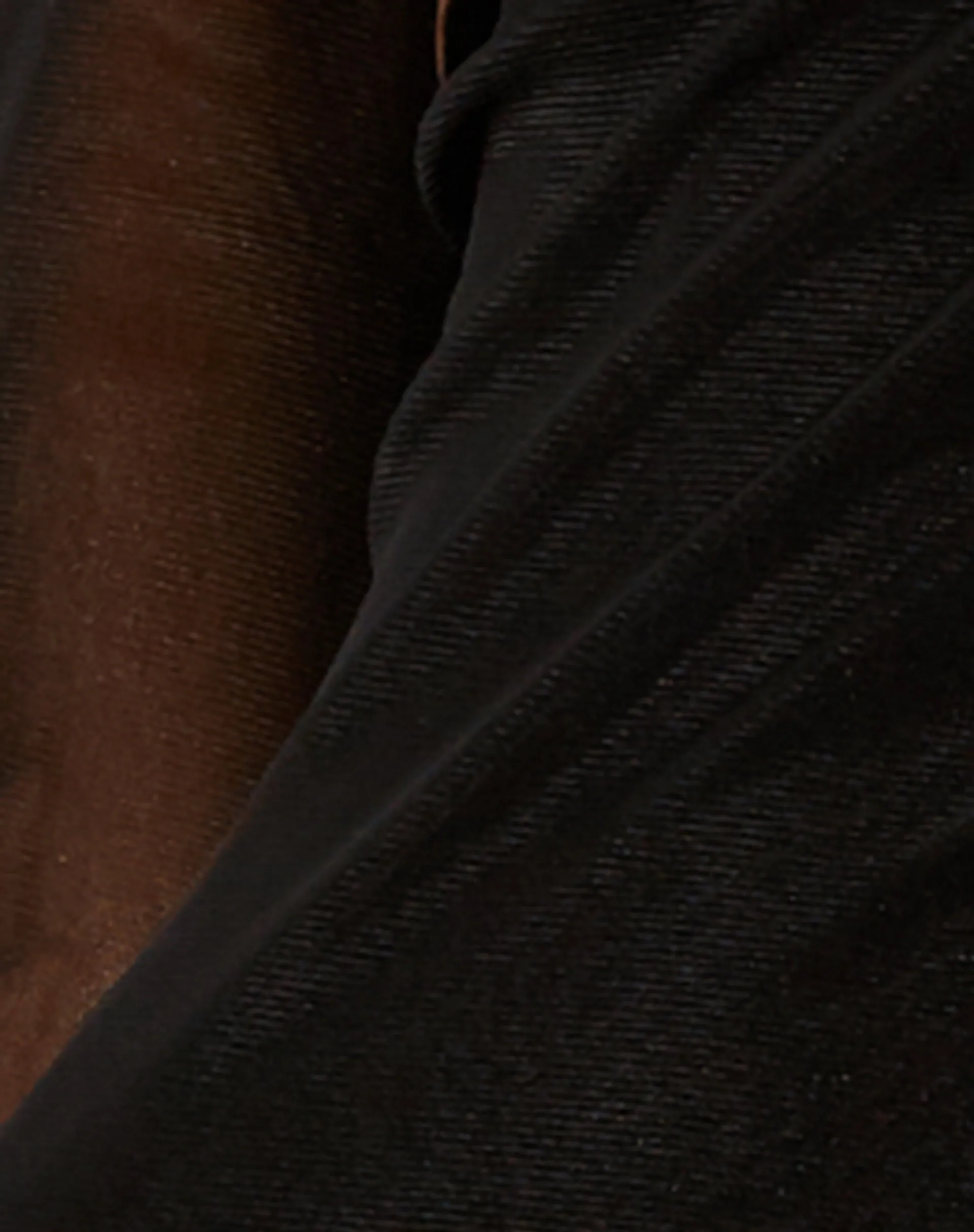 Yuvila Mini Dress in Mesh Black and Brown sold by Motel Rocks product image thumbnail 5