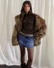 Nova Top in Flock Mesh Rar Leopard sold by Motel Rocks
