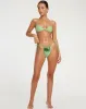 Laufey Bikini Top in Watercolour Green sold by Motel Rocks