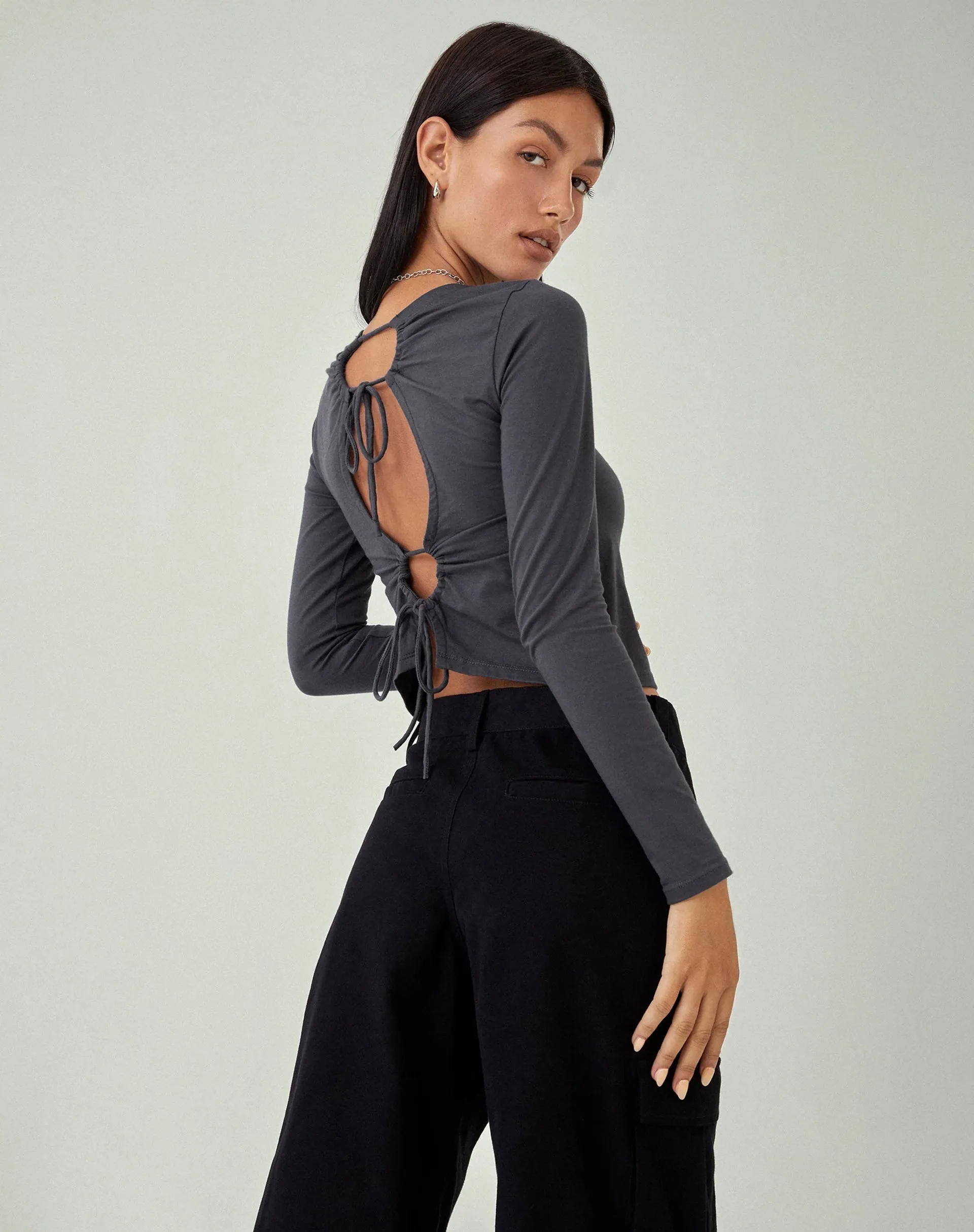 Suratmi Long Sleeve Top in Ocean Storm sold by Motel Rocks product image thumbnail 3