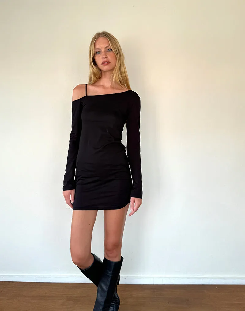 Zylene Mini Dress in Black sold by Motel Rocks product image thumbnail 2
