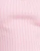 Morsche Cut Out Crop Knitted Top in Pink sold by Motel Rocks