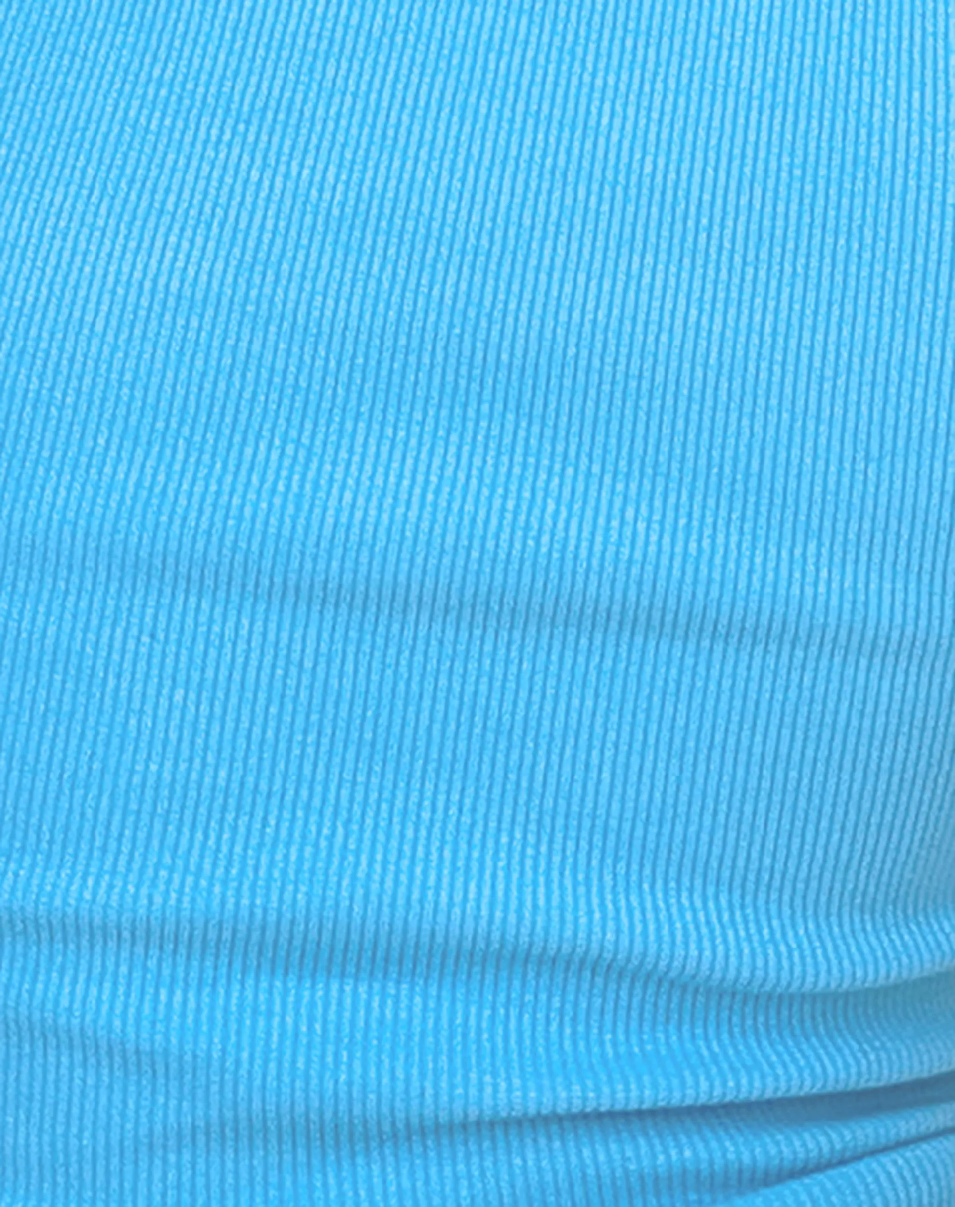 Roxe Ribbed Vest Top in Tropical Blue sold by Motel Rocks product image thumbnail 4