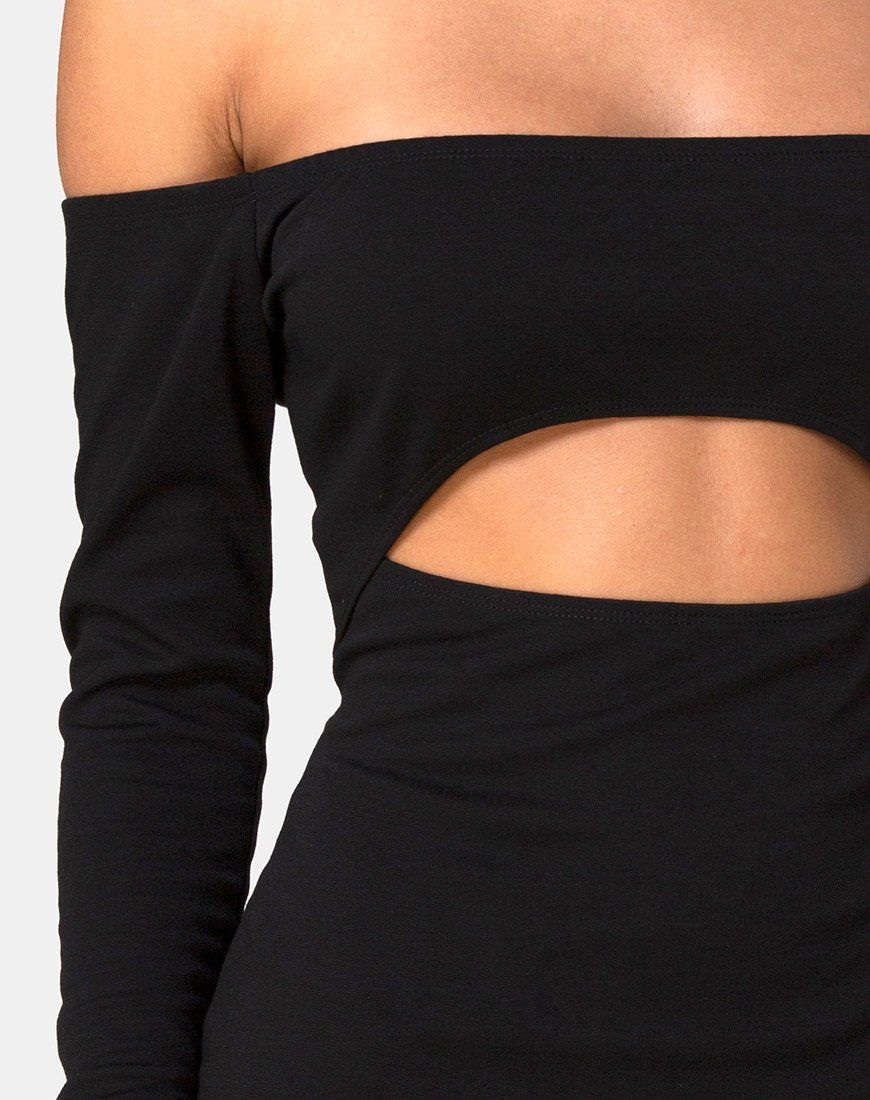 Derah Dress in Black sold by Motel Rocks product image thumbnail 5