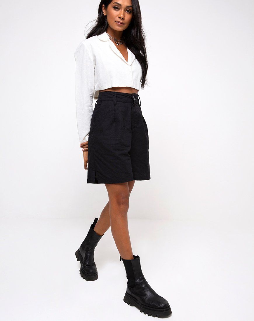 Lexta Short in Black sold by Motel Rocks product image thumbnail 3