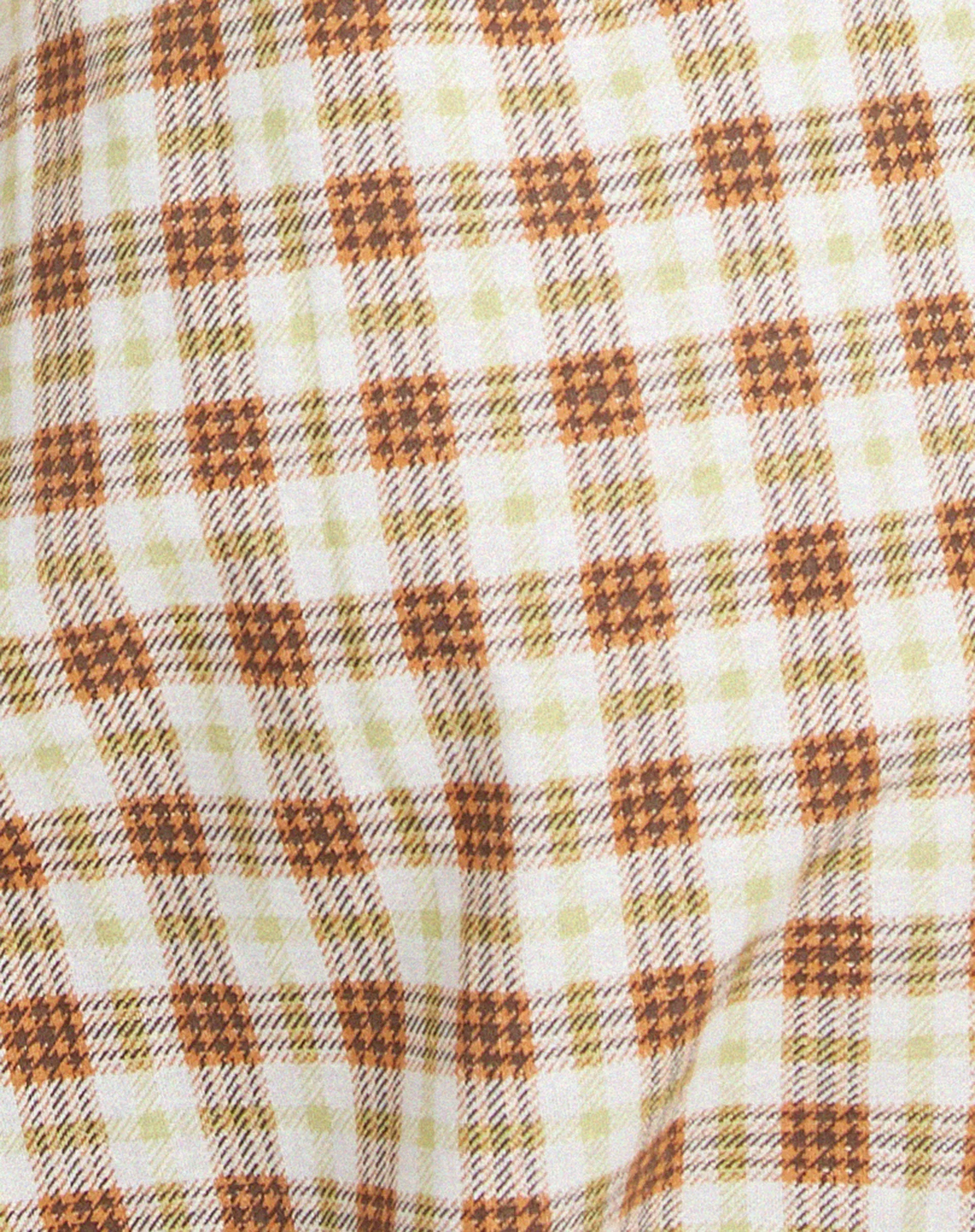 Jocasta Midi Dress in Yellow and Brown Check sold by Motel Rocks product image thumbnail 5