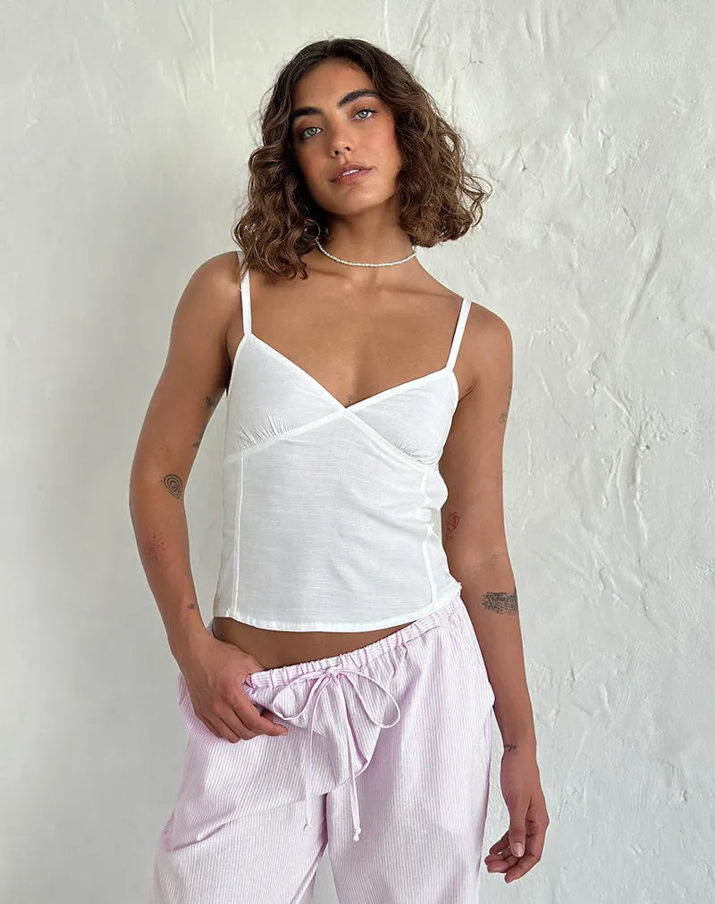 Rey Cami Top in Ivory sold by Motel Rocks product image thumbnail 2