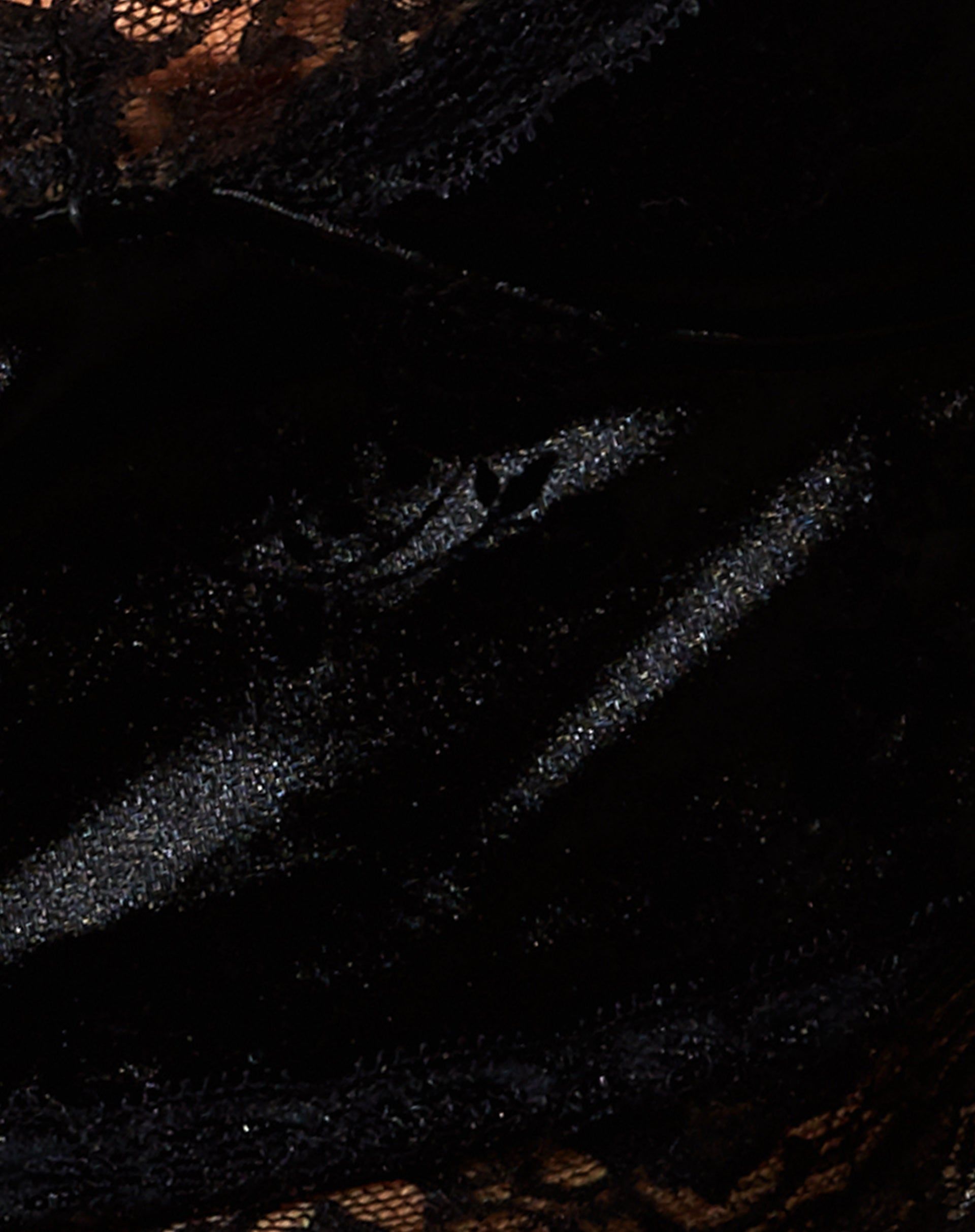 Dyrana Crop Top in Black Rose Flock sold by Motel Rocks product image thumbnail 5