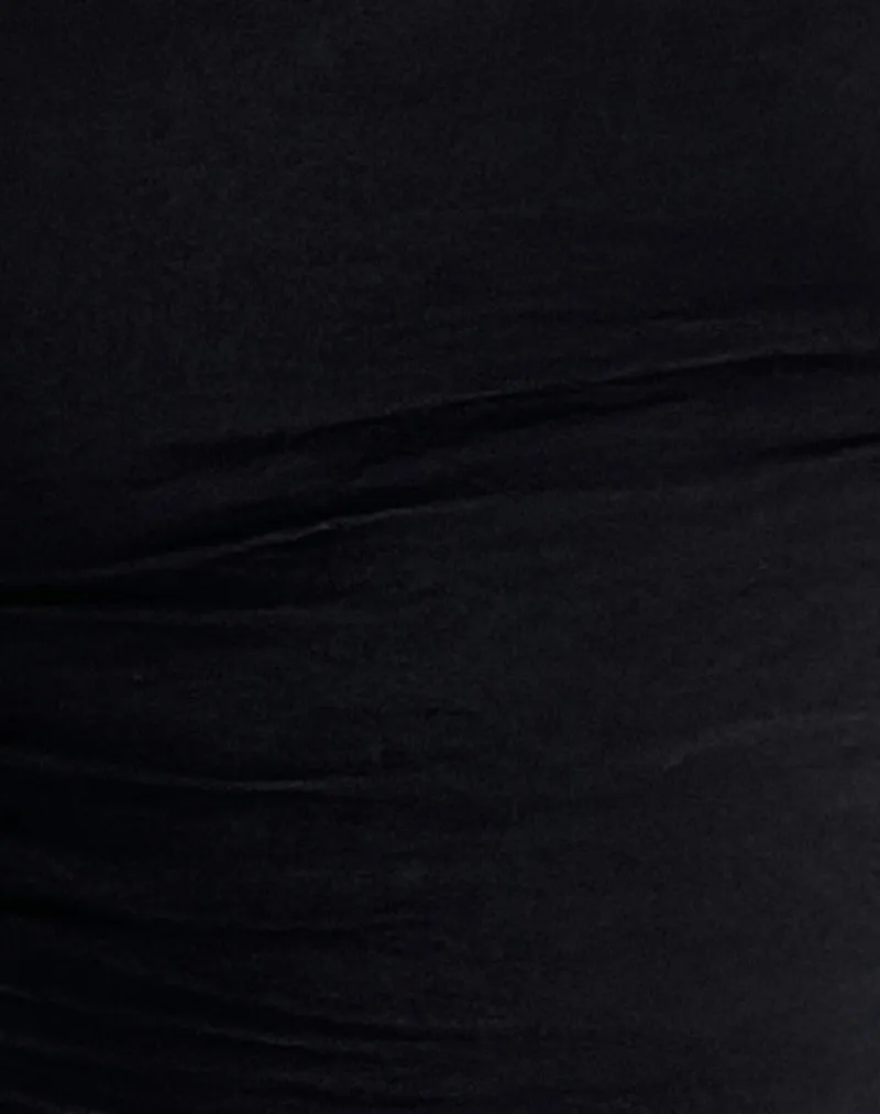 Sipang Tie Back Top in Black sold by Motel Rocks product image thumbnail 5