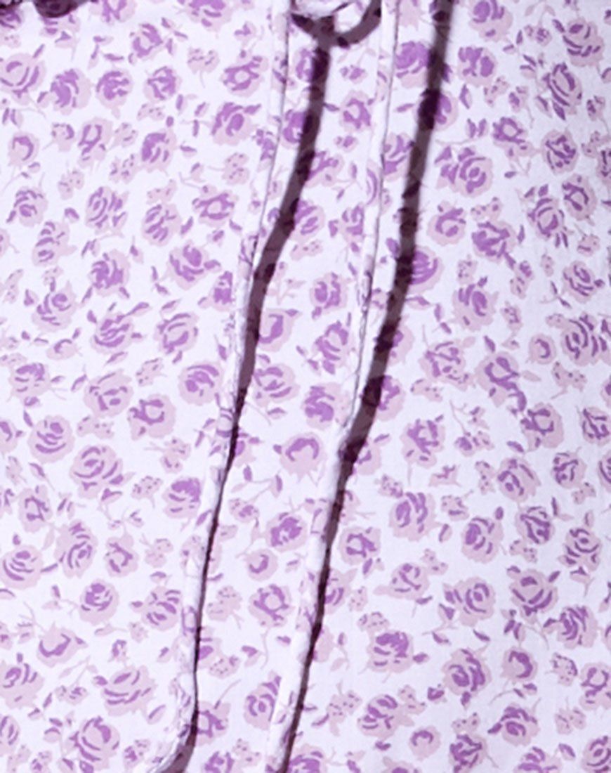 Cello Midi Dress in Ditsy Rose Lilac sold by Motel Rocks product image thumbnail 5