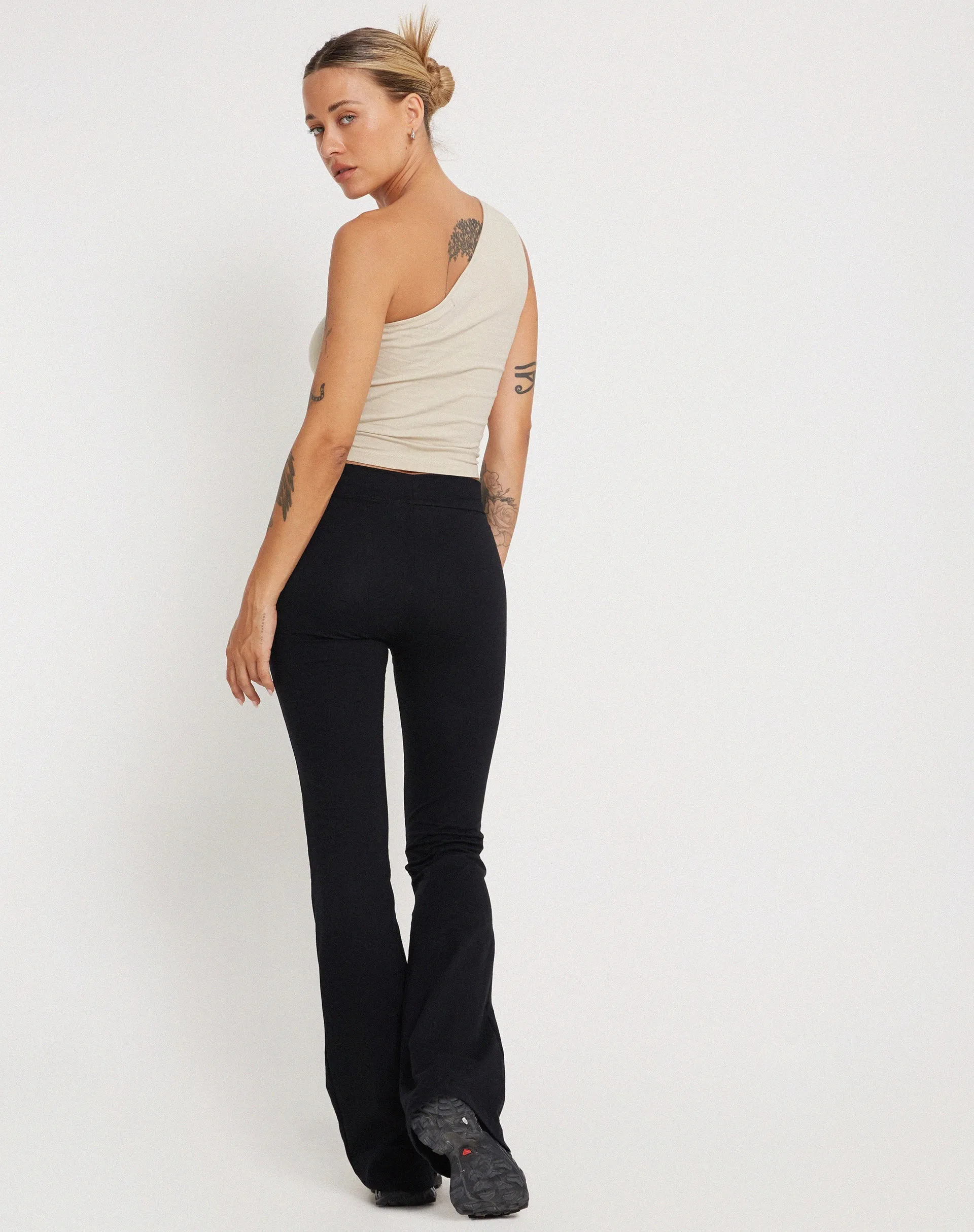 Bay One Shoulder Top in Coconut Milk sold by Motel Rocks product image thumbnail 4