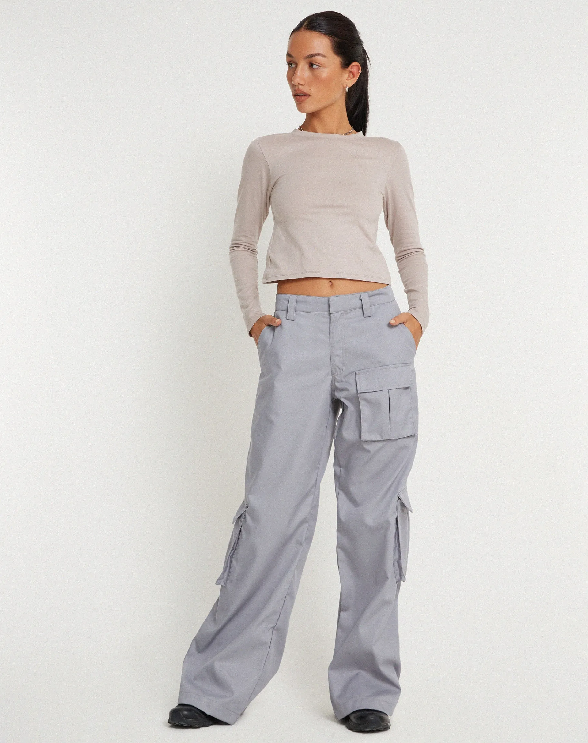 Suratmi Long Sleeve Top in Mushroom sold by Motel Rocks product image thumbnail 4