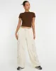 Surtie Crop Top in Cocoa sold by Motel Rocks