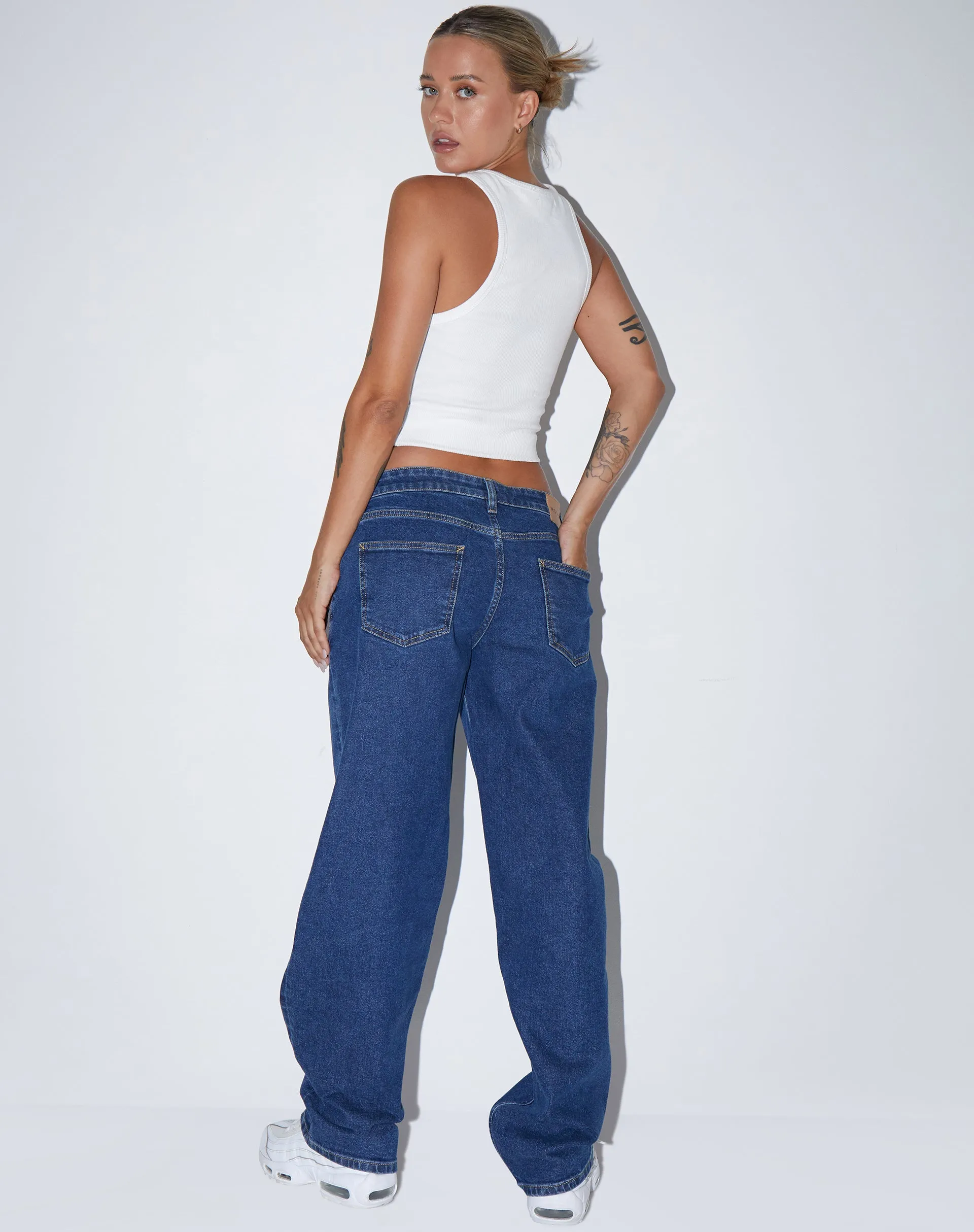 Rave Vest Top in Rib White sold by Motel Rocks product image thumbnail 5