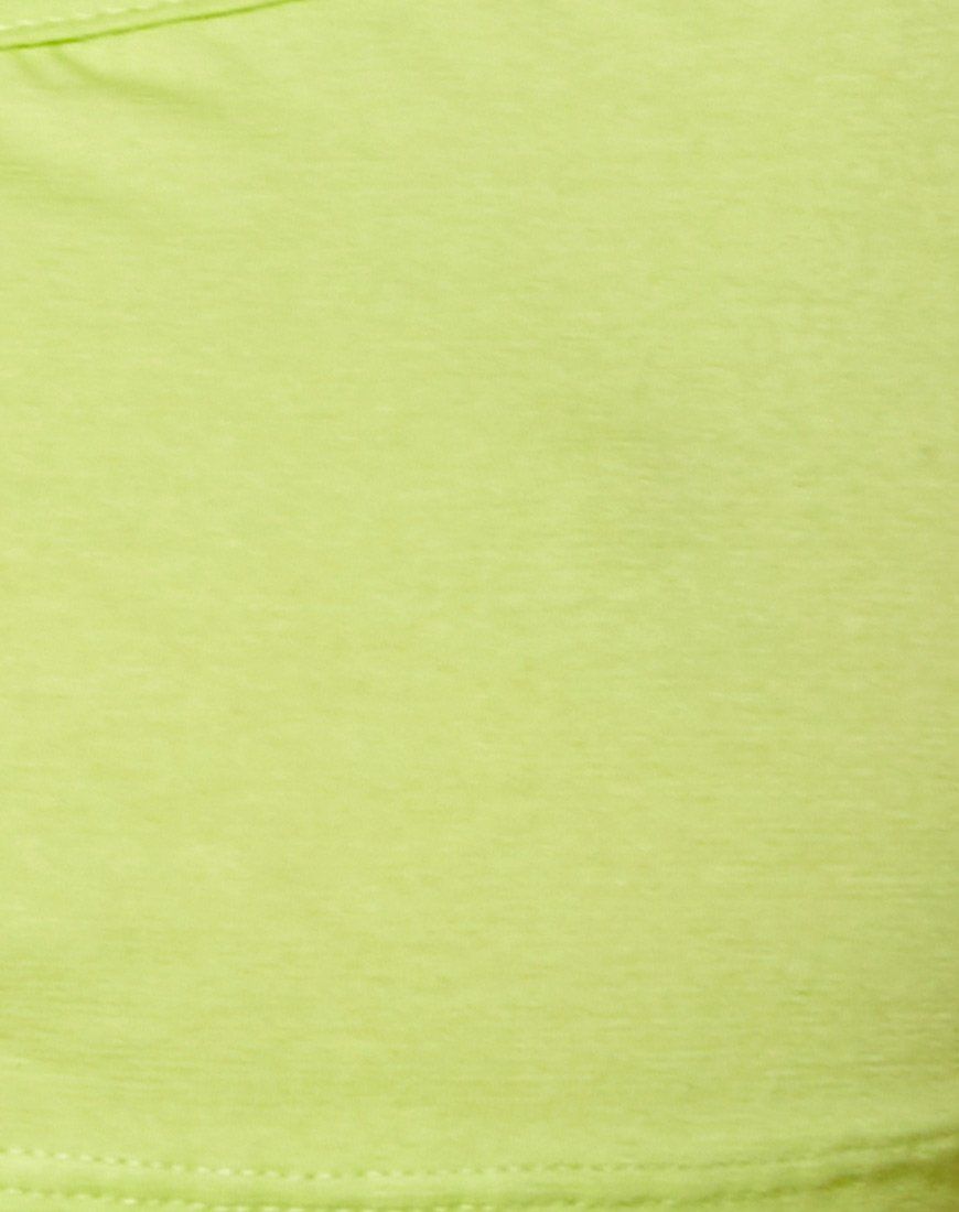 Micro Crop Top in Lime sold by Motel Rocks product image thumbnail 5