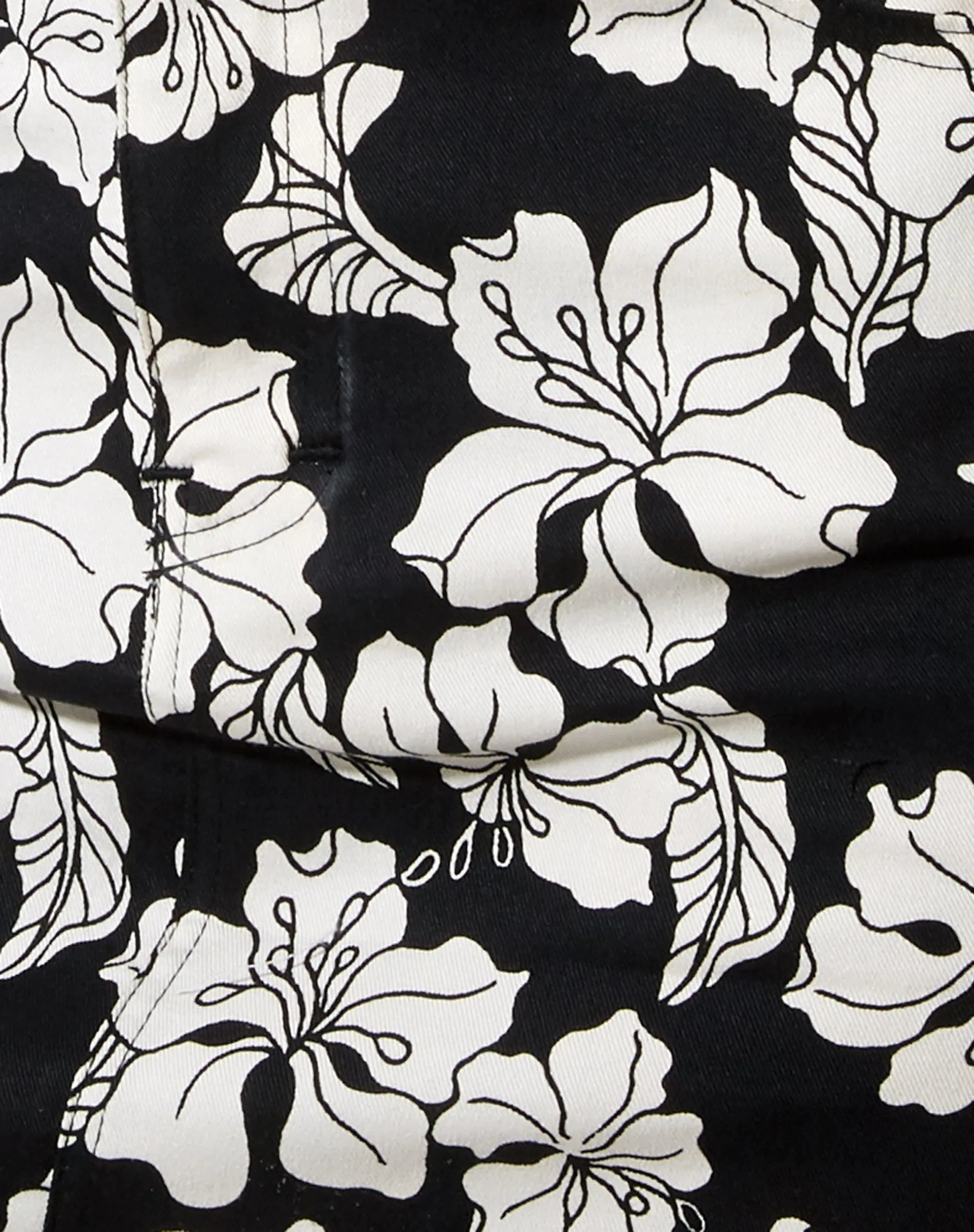Mini Broomy Skirt in Vacation Black and White sold by Motel Rocks product image thumbnail 5