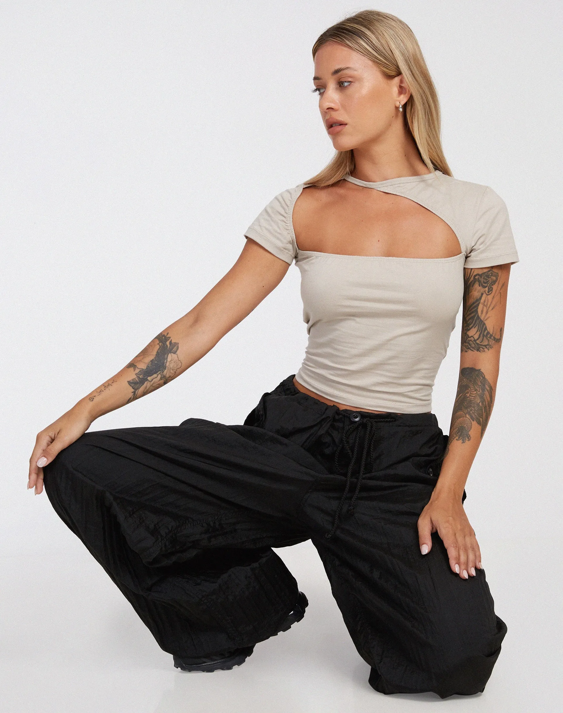 Desiree Top in Coconut Milk sold by Motel Rocks