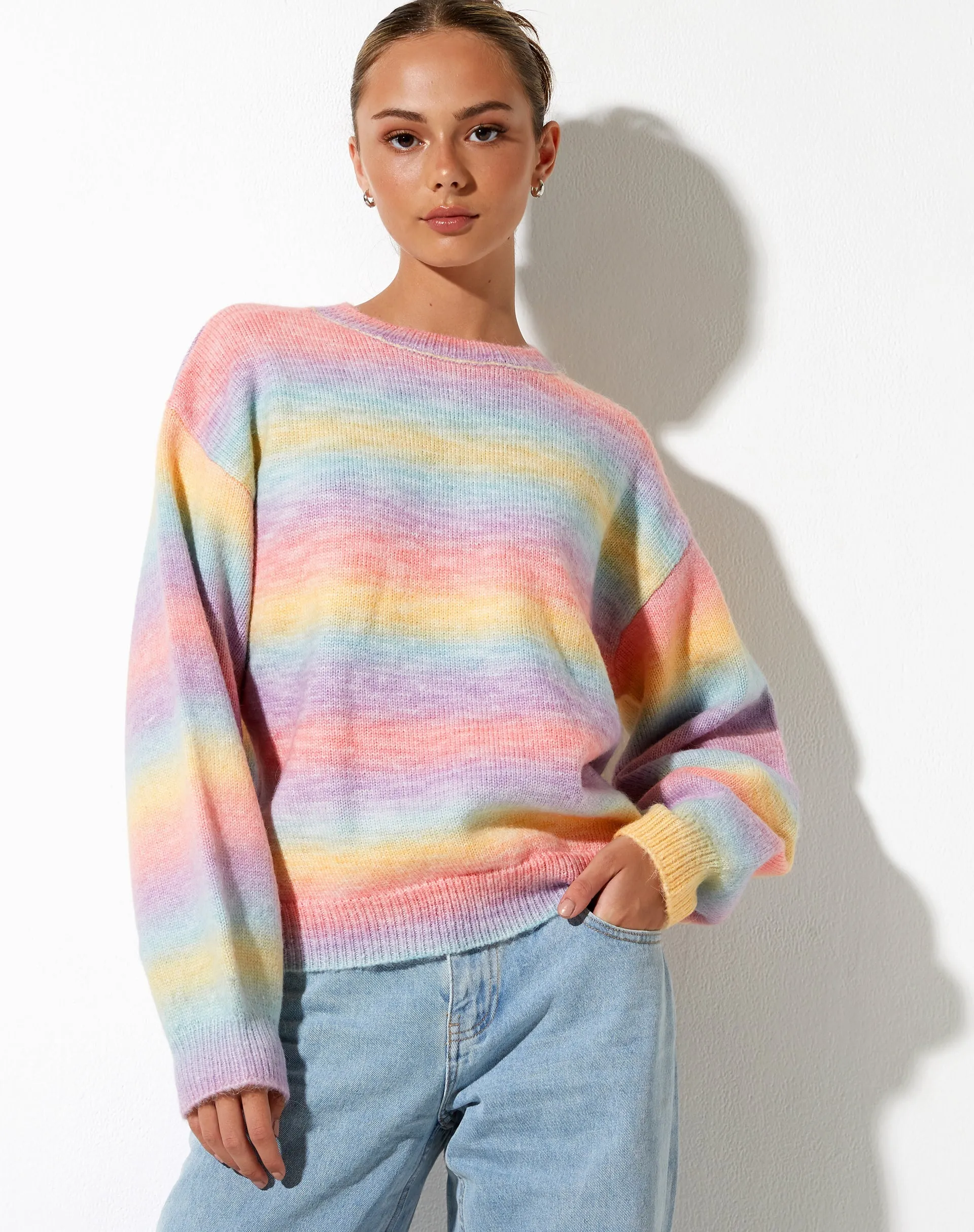 Ammaria Jumper in Purple and Blue sold by Motel Rocks product image thumbnail 3