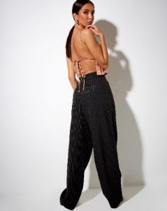 Gamera Cami Top in Satin Rose Gold sold by Motel Rocks