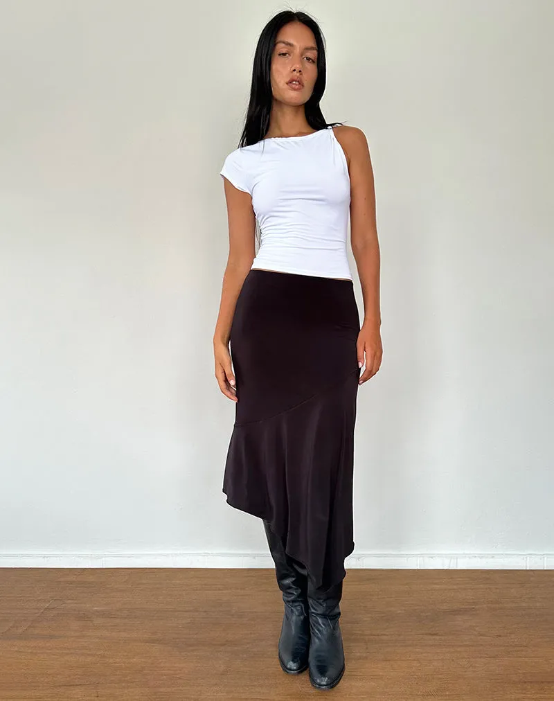 Dannas Asymmetric Top in White sold by Motel Rocks product image thumbnail 5