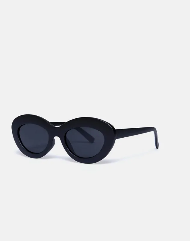 Skye Sunglasses in Black sold by Motel Rocks