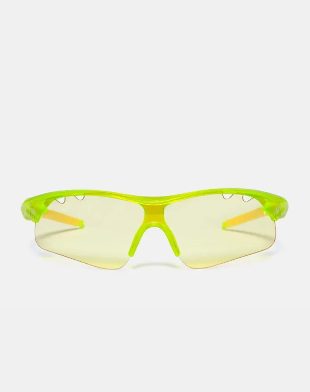 Rave Sunglasses in Yellow sold by Motel Rocks