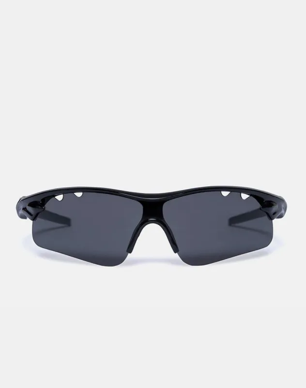 Rave Sunglasses in Black sold by Motel Rocks