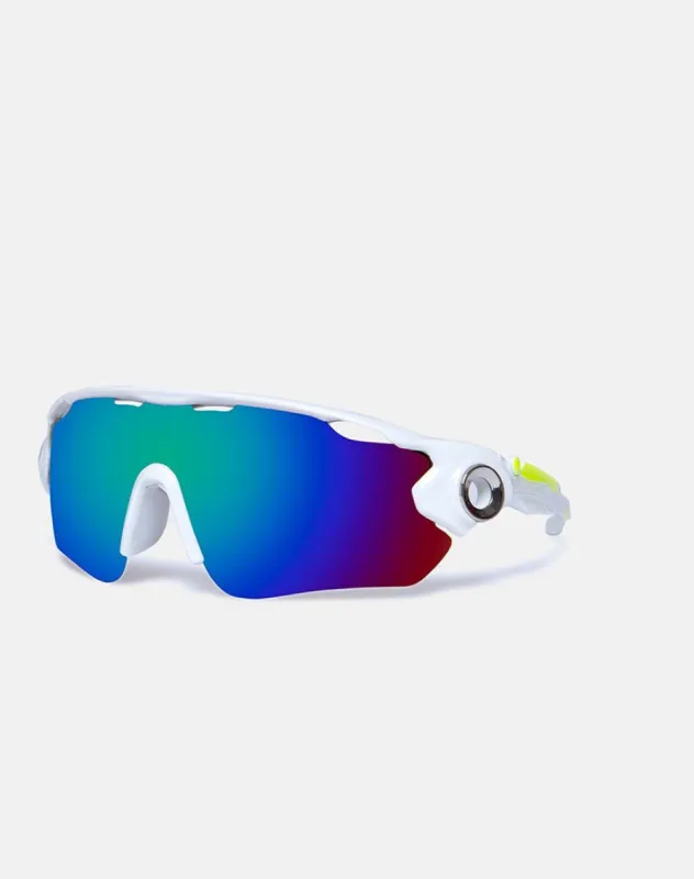 Extreme Sunglasses in White sold by Motel Rocks