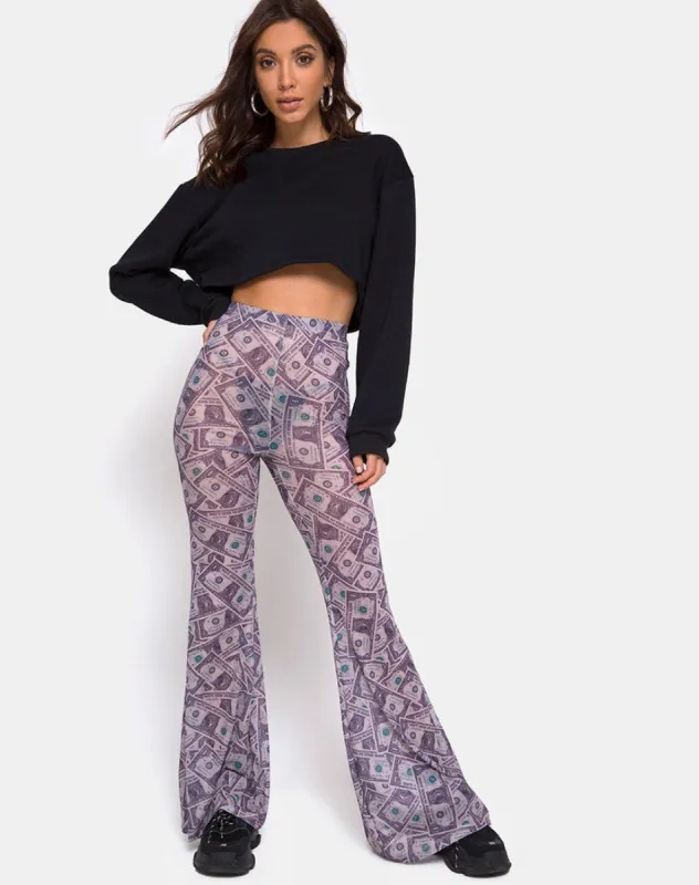 Herlom Trouser in Dollar Bill sold by Motel Rocks