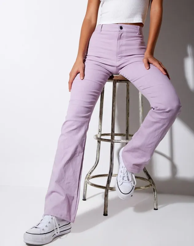 Zoven Trouser in Violet sold by Motel Rocks