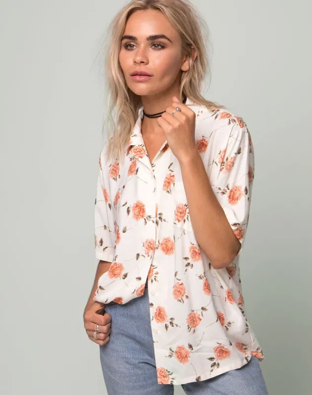 Hawaiian Shirt in New Romance made by Motel Rocks