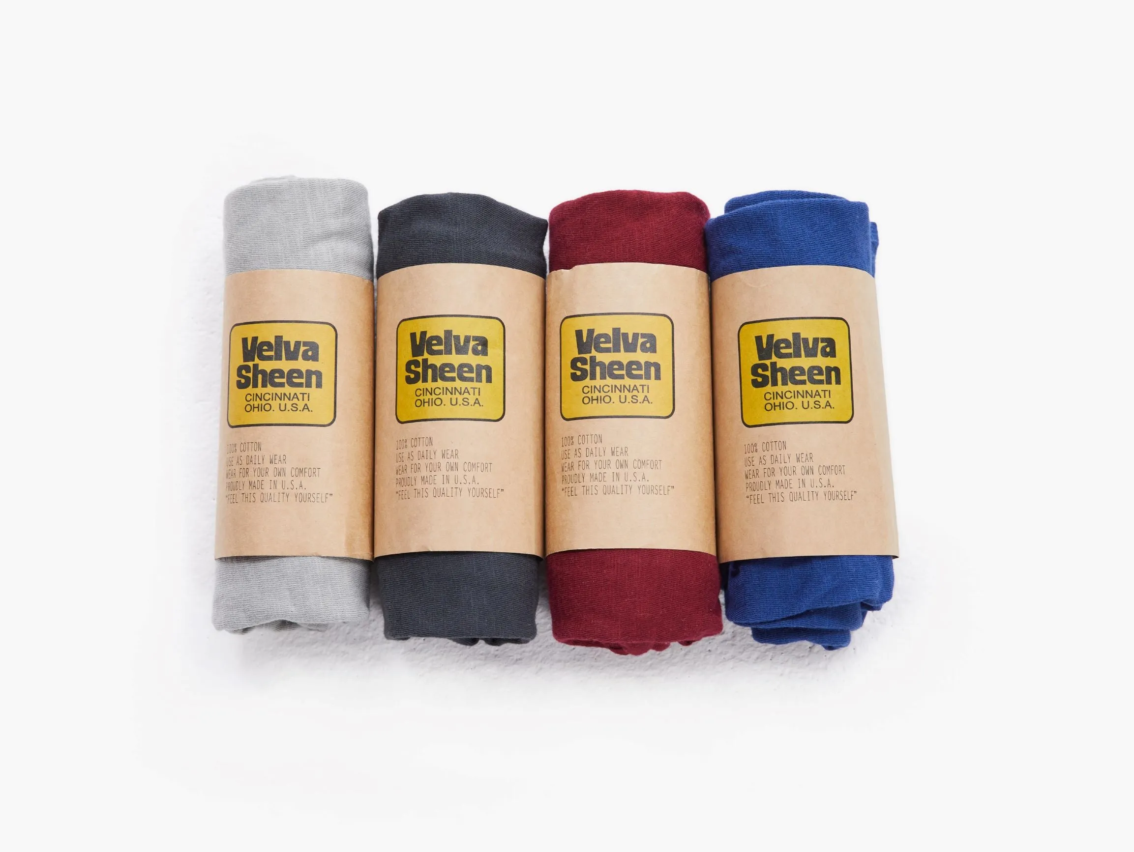 Velva Sheen Rolled Short Sleeve Tee - Grey sold by MOTHER product image thumbnail 5