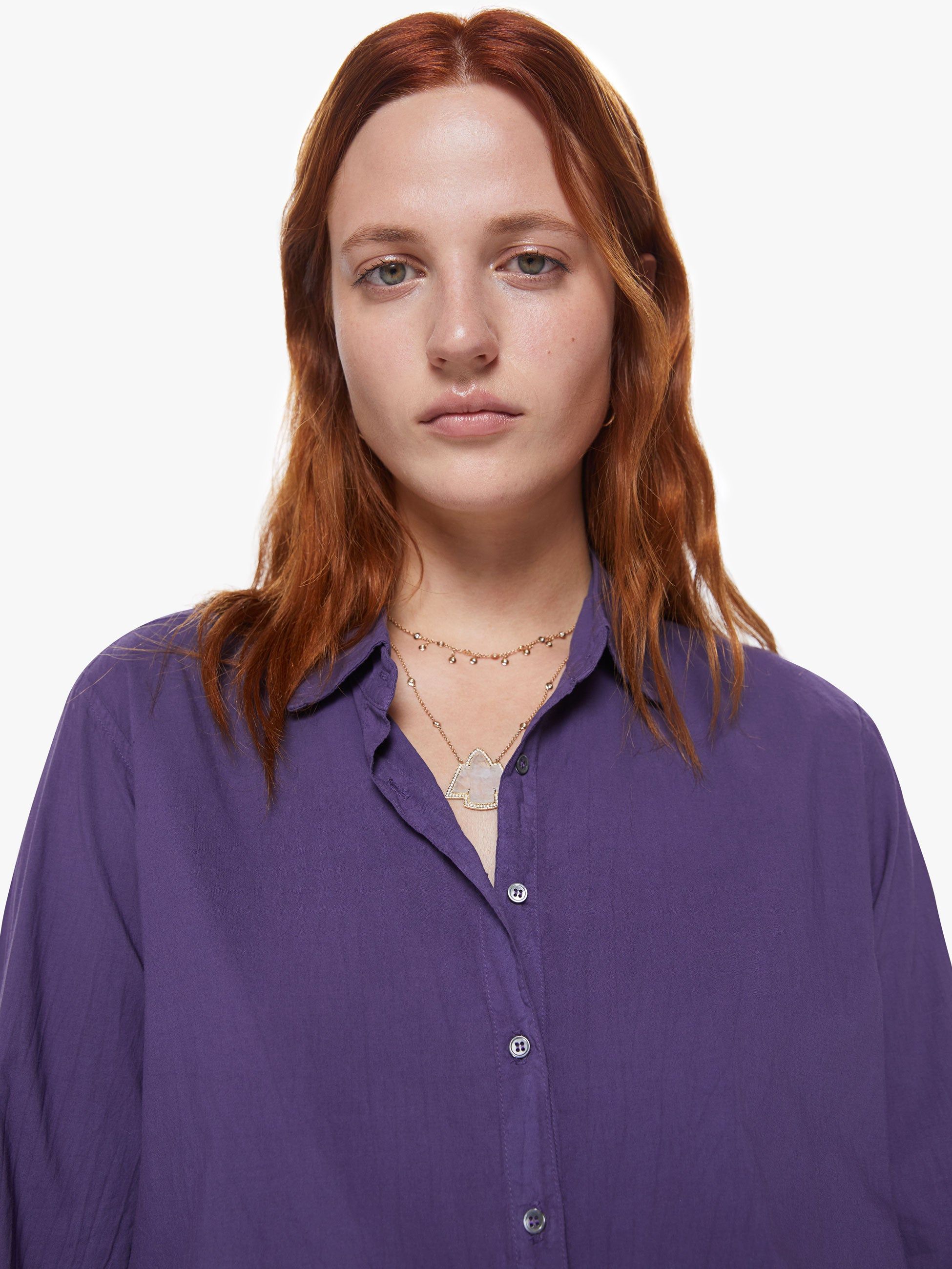XiRENA Beau Shirt - Mystic Mauve sold by MOTHER product image thumbnail 6