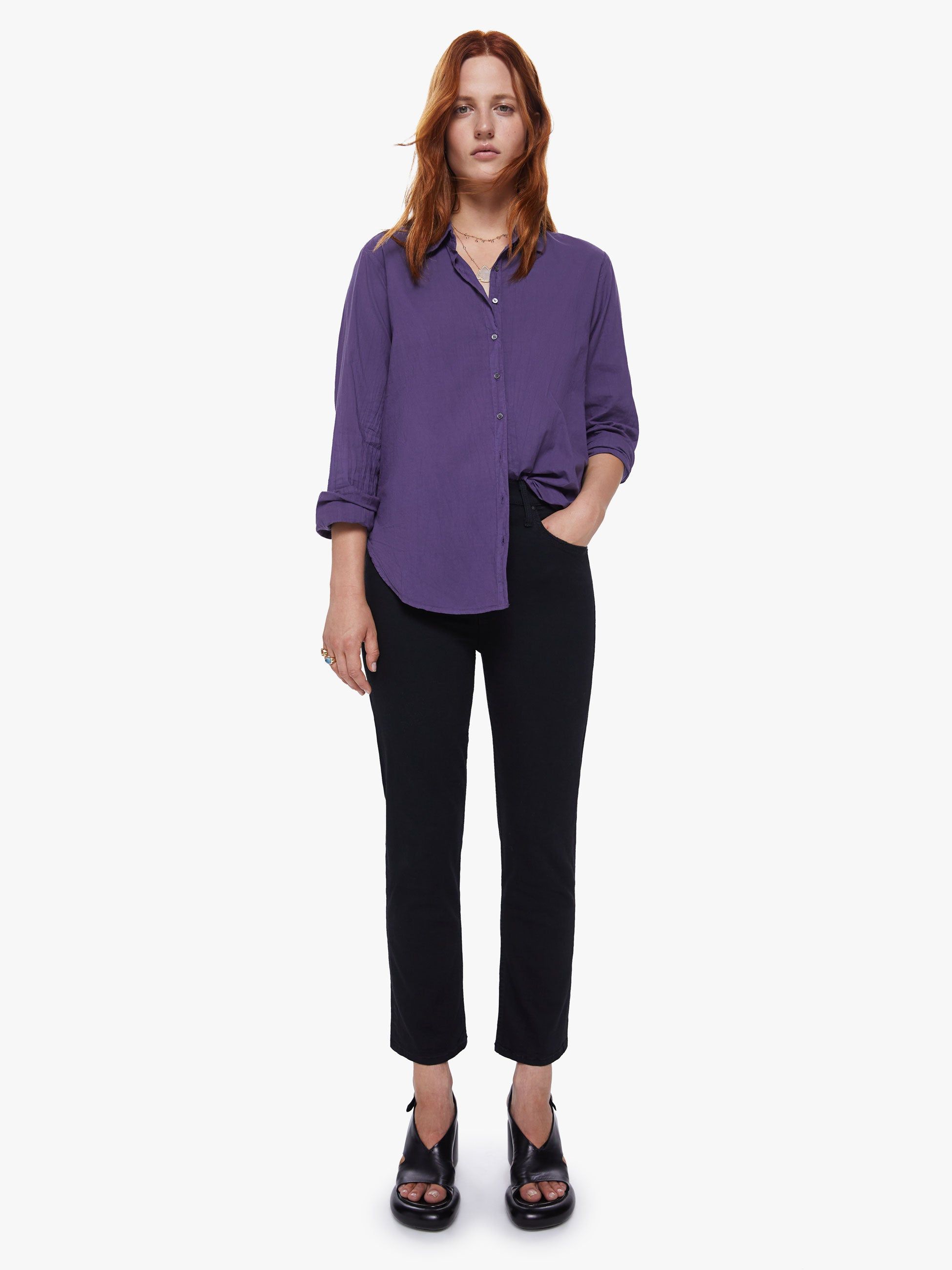 XiRENA Beau Shirt - Mystic Mauve sold by MOTHER product image thumbnail 5