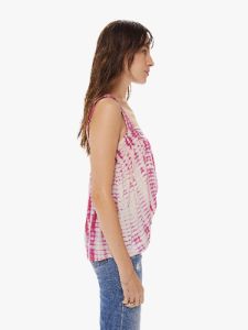 Natalie Martin Jasmine Top - Tie Dye Pink sold by MOTHER