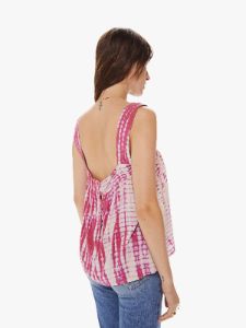 Natalie Martin Jasmine Top - Tie Dye Pink sold by MOTHER