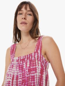 Natalie Martin Jasmine Top - Tie Dye Pink sold by MOTHER