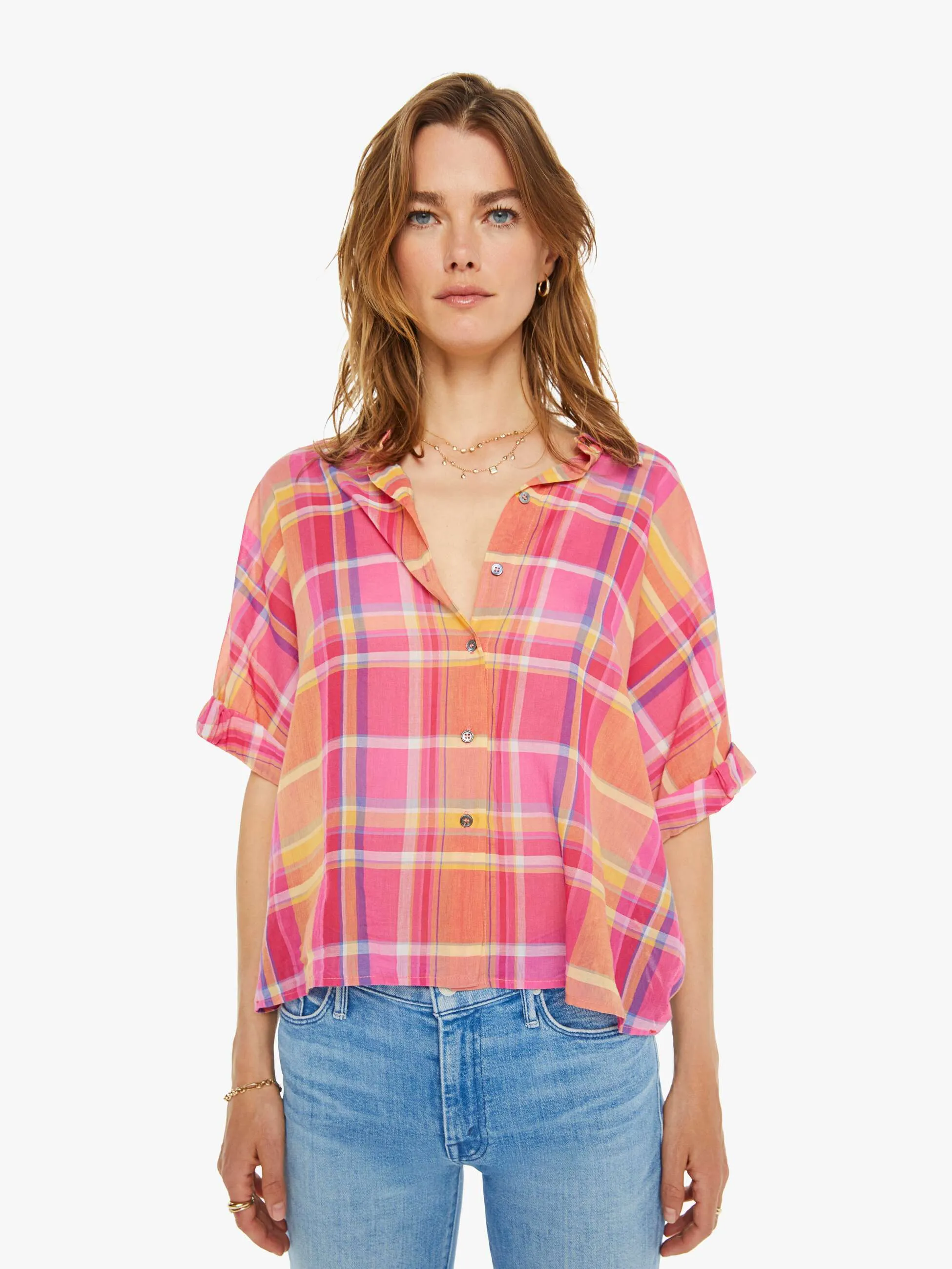 XiRENA Teddy Shirt - Coral Blaze sold by MOTHER product image thumbnail 2