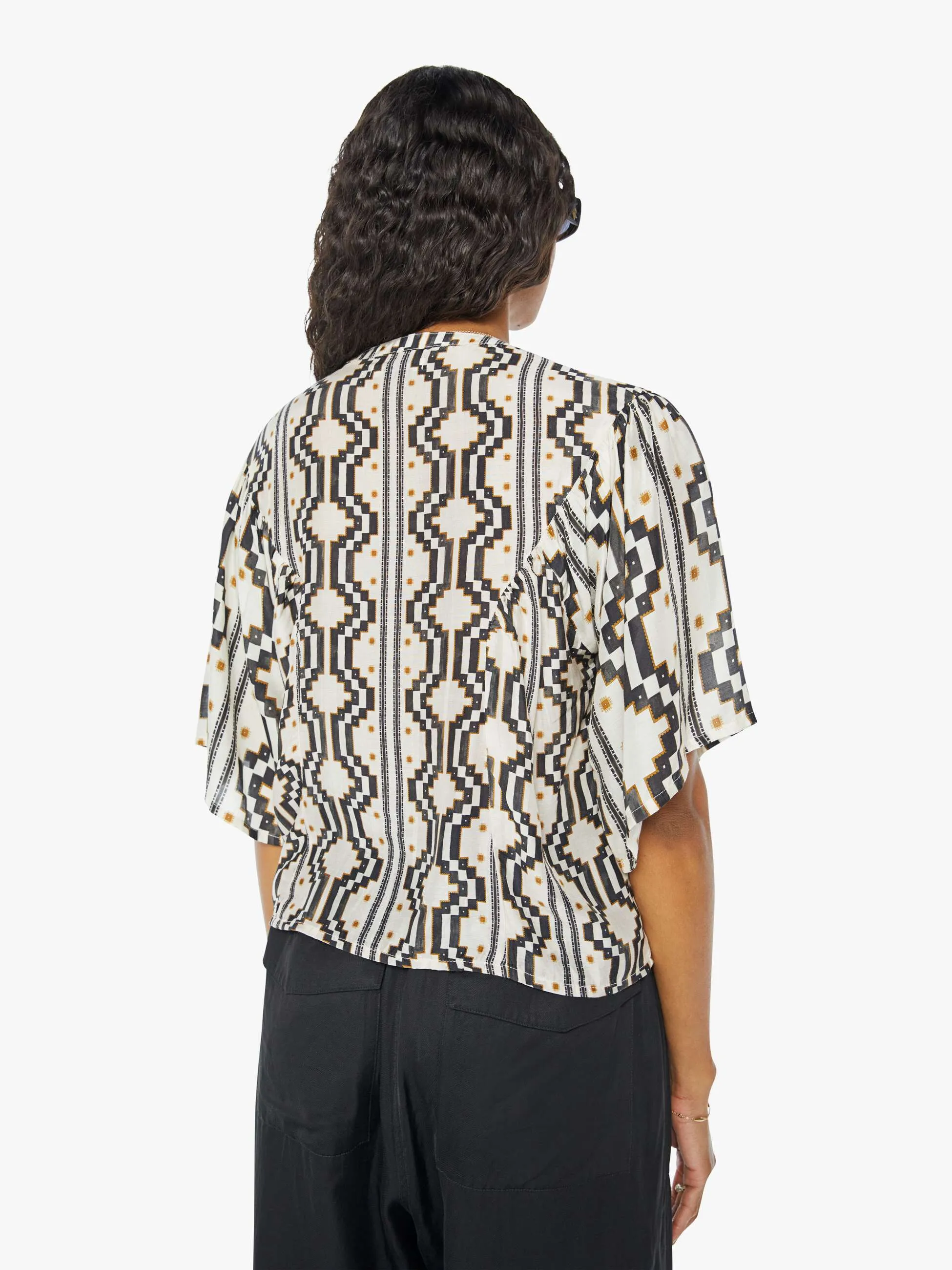 Maria Cher Solene Top - Ayacucho sold by MOTHER product image thumbnail 3