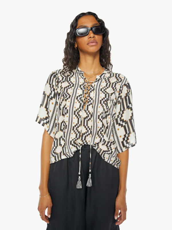 Maria Cher Solene Top - Ayacucho sold by MOTHER