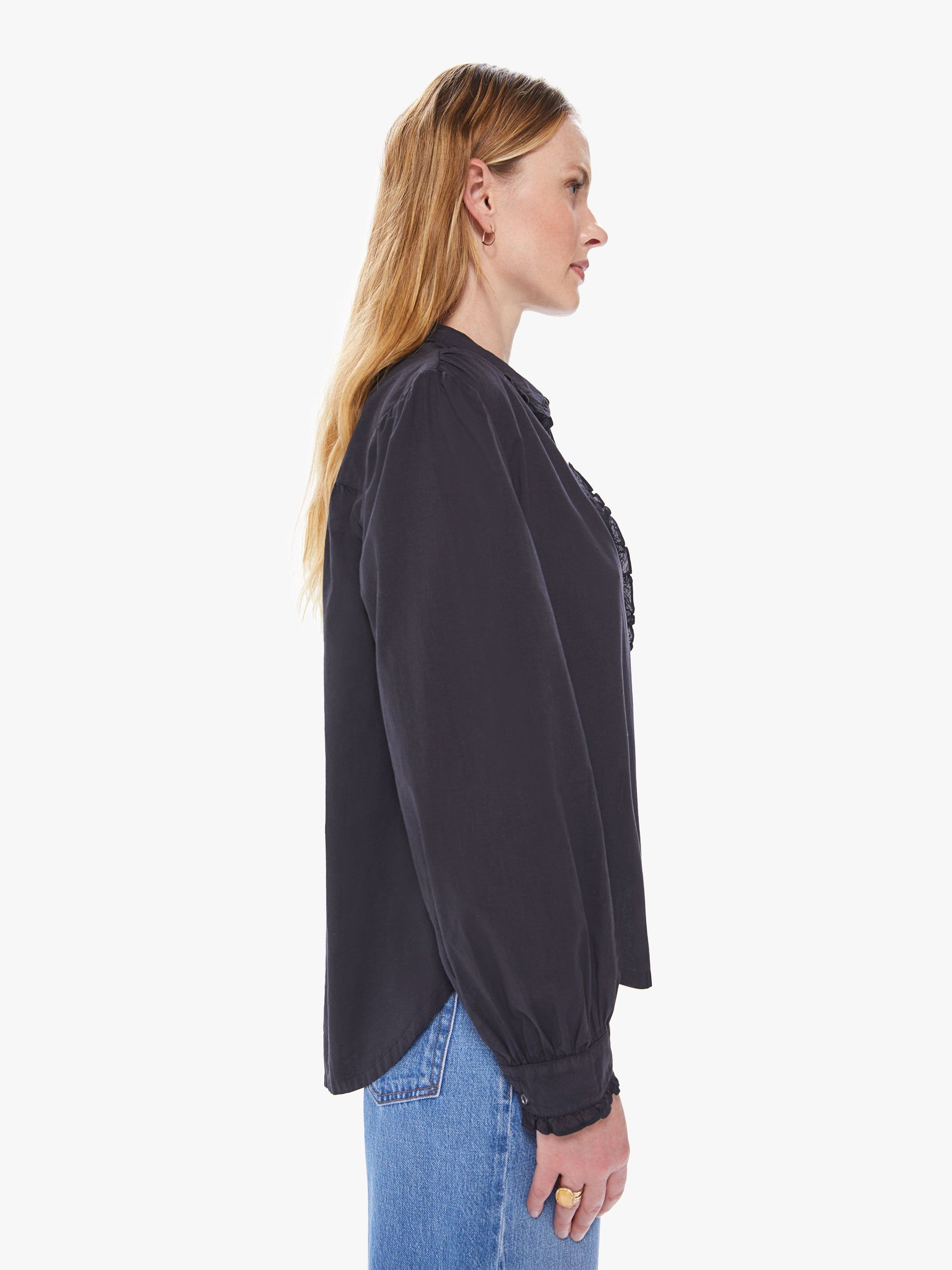 XiRENA Hale Shirt - Black sold by MOTHER product image thumbnail 3